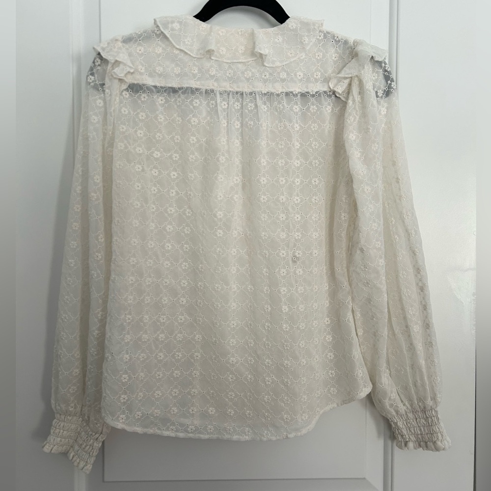 Maeve Anthropologie Laila Ruffled Blouse - Picture 5 of 5
